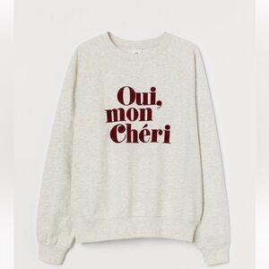 ❌SOLD❌ H&M Oui, mon Chéri sweater